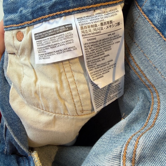 Denim Tears x Levi's Cotton Wreath Jean Light Wash Denim Size 30 - Picture 3 of 11